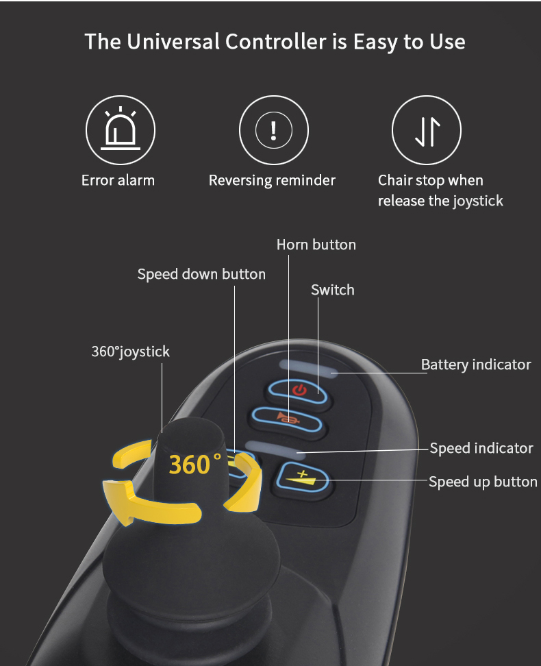접이식 전력 휠체어 